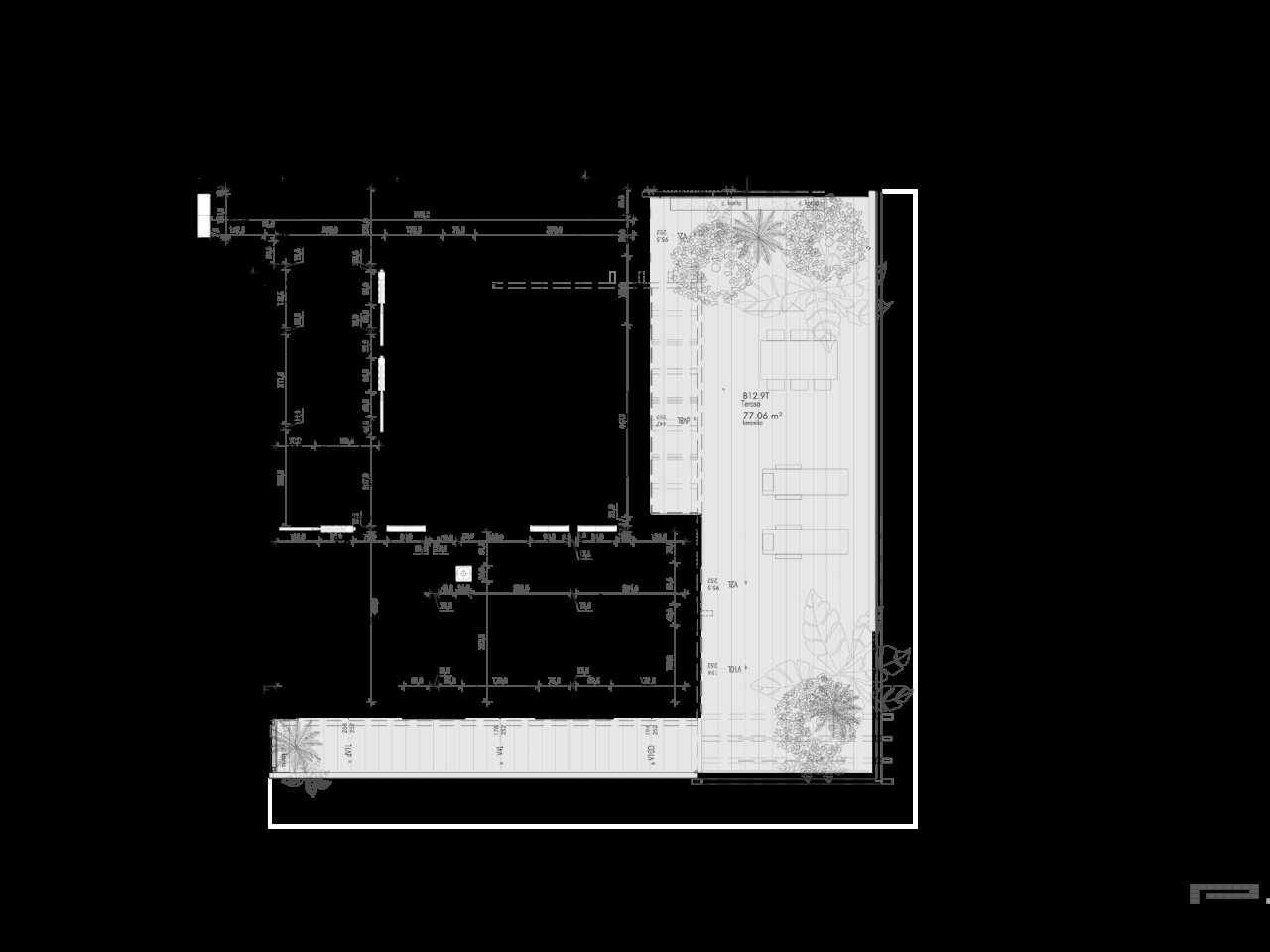 Tloris stanovanja B.3N.12